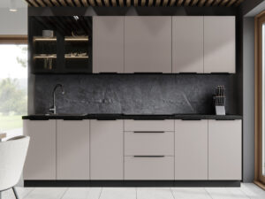Kuchnia SILVIA 2 czarny / kaszmir