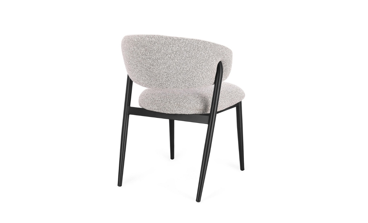 BIZZOTTO krzesło CASSANDRA czarne / szare - obrazek 3