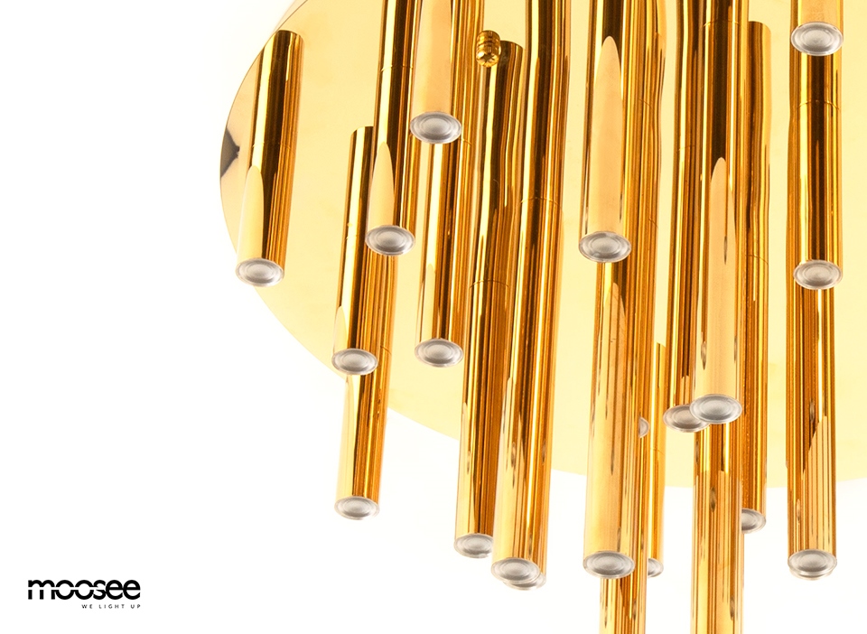 MOOSEE lampa sufitowa / plafon ORGANO 60 złota - obrazek 4