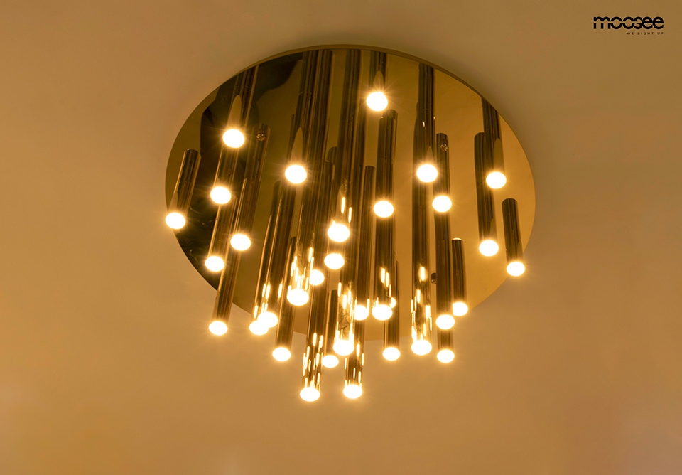 MOOSEE lampa sufitowa / plafon ORGANO 60 złota - obrazek 5
