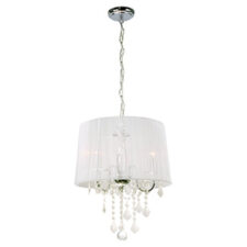 Lampa wisząca Mona srebrna 3xE14