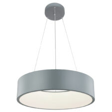 Lampa wisząca Malaga szara LED 3000K