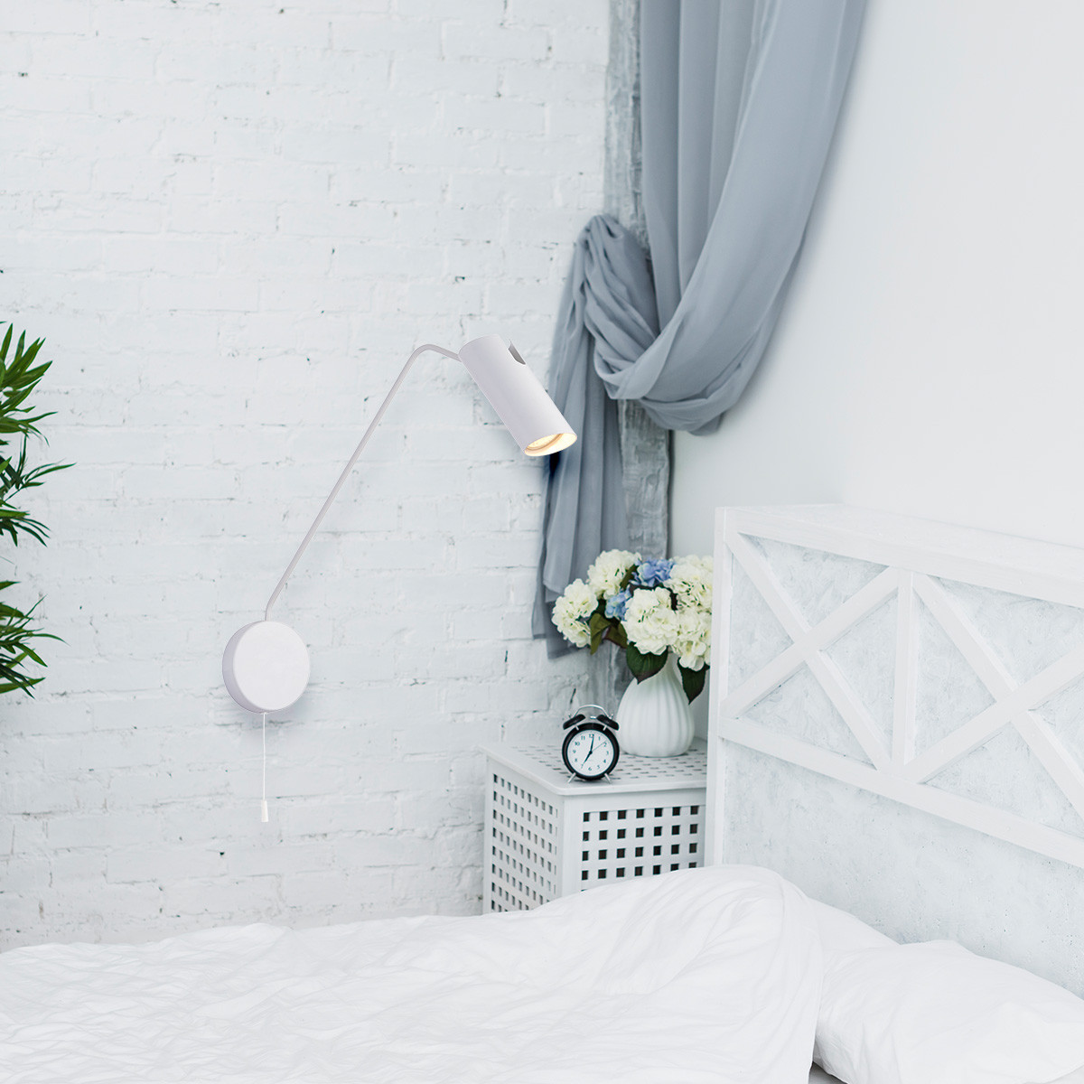 Kinkiet z wysięgnikiem Futuro biały 1xGU10 - obrazek 3