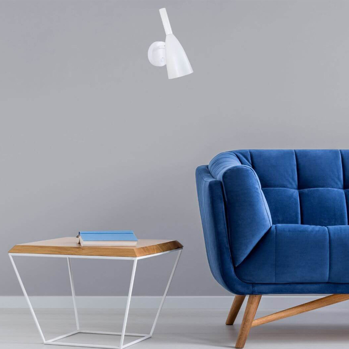 Kinkiet Solin biały 1xE14 - obrazek 3