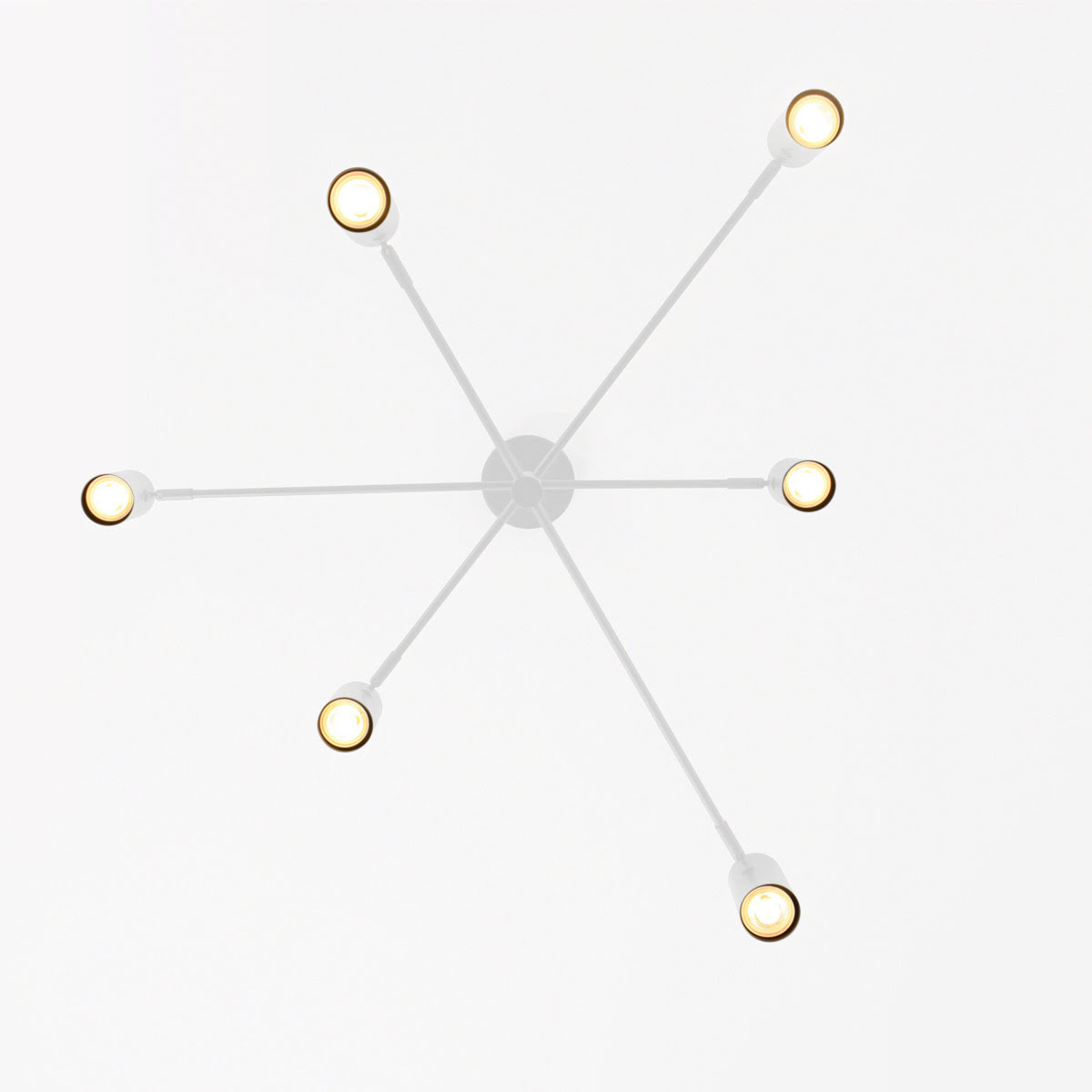 Lampa wisząca Snow 6 biała 6xGU10 - obrazek 10