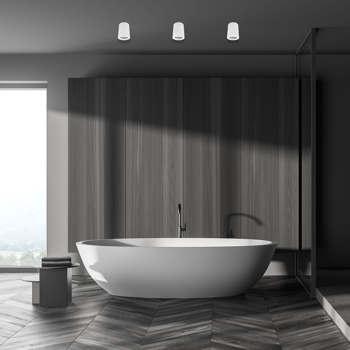 Oprawa natynkowa Faro biała IP65 1xGU10 - obrazek 4