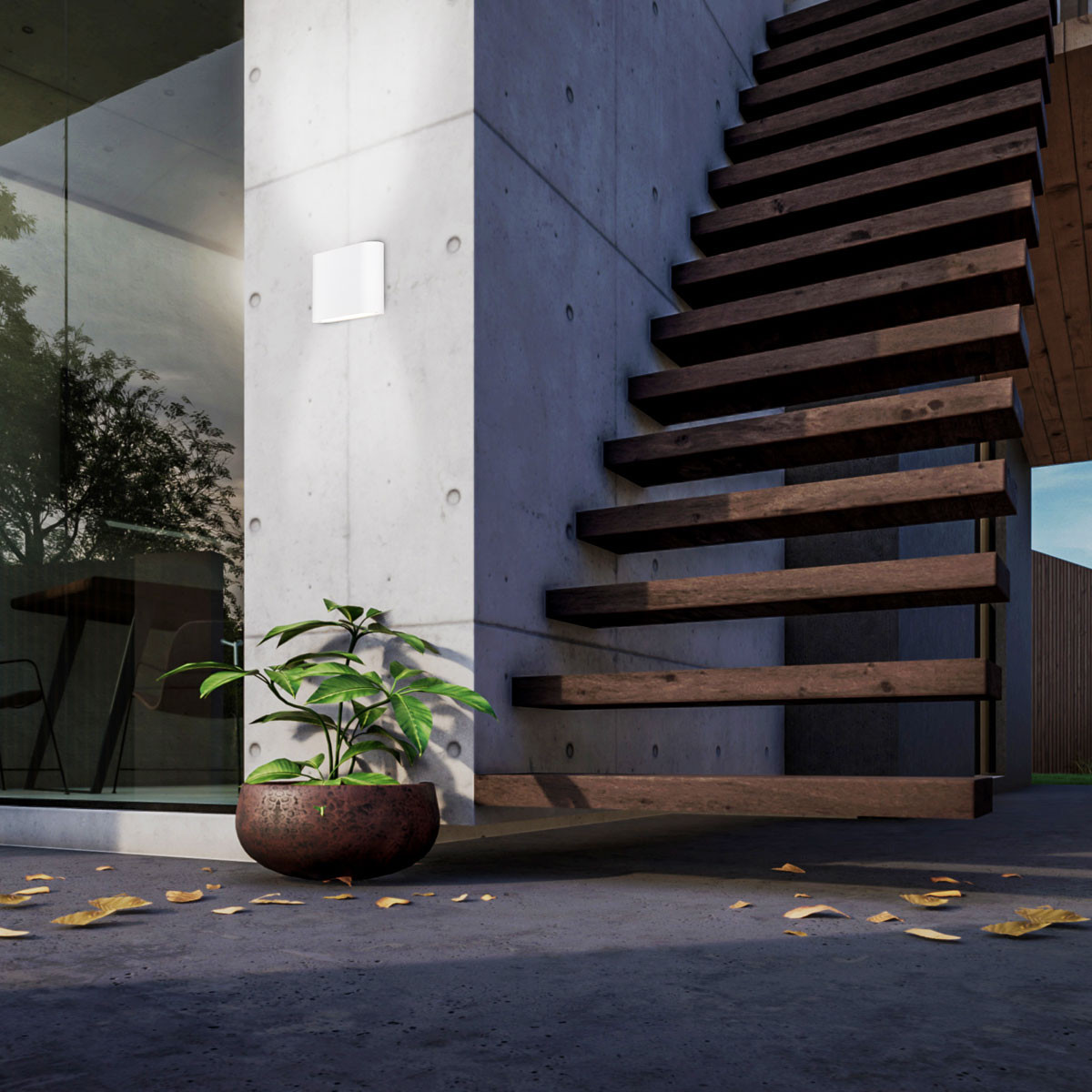 Kinkiet Sapri biały LED 4000K - obrazek 4