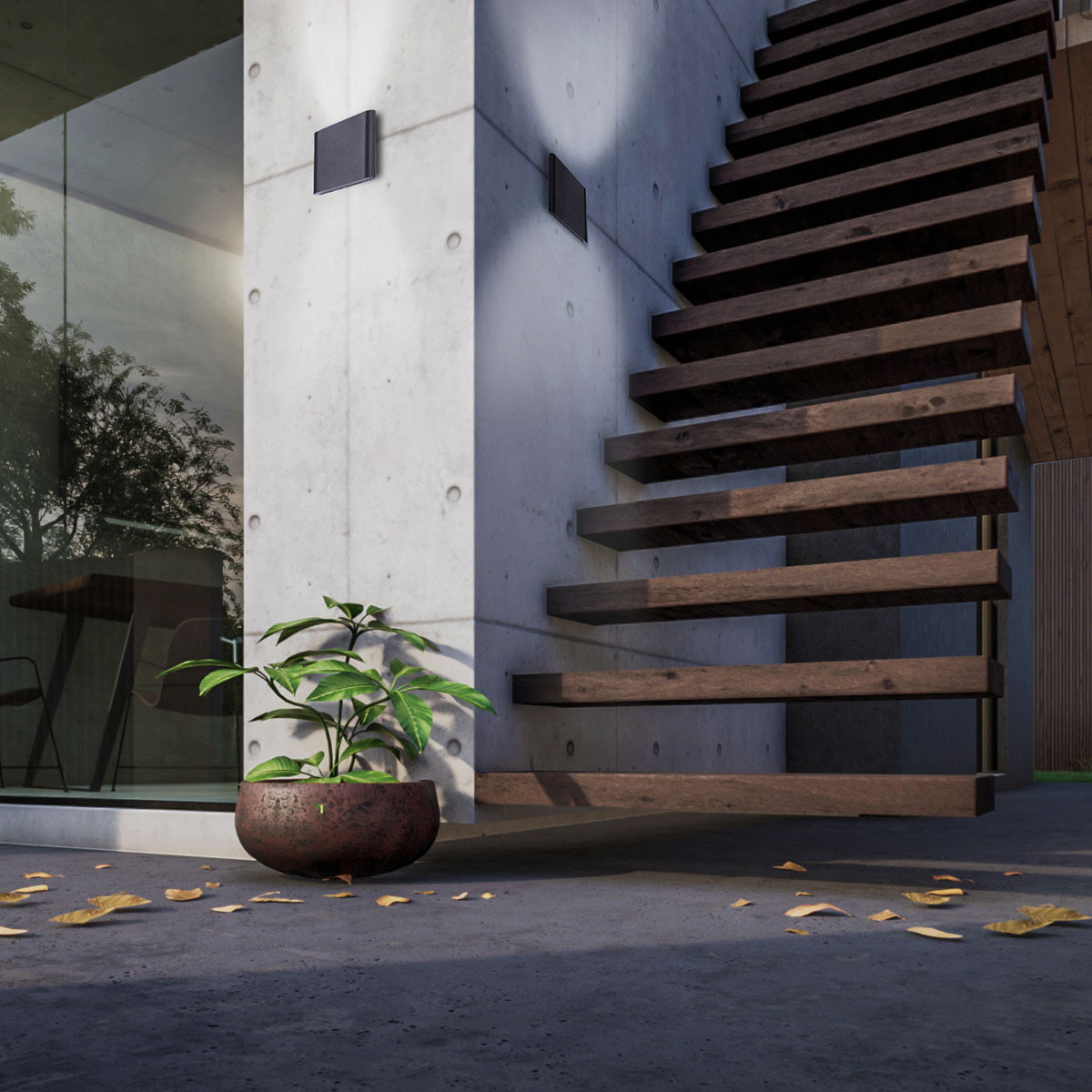 Kinkiet Sapri czarny LED 4000K - obrazek 3