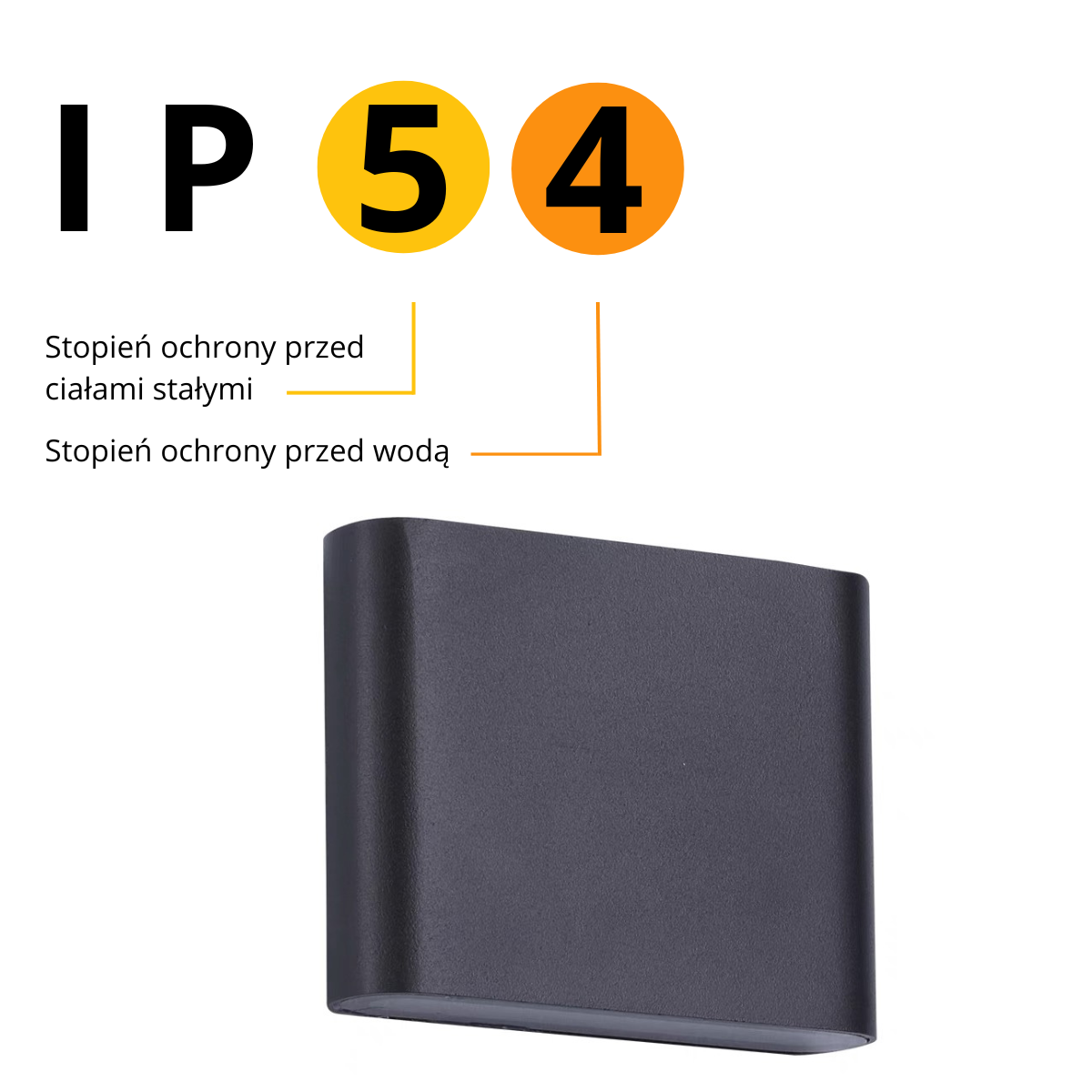 Kinkiet Sapri czarny LED 4000K - obrazek 6