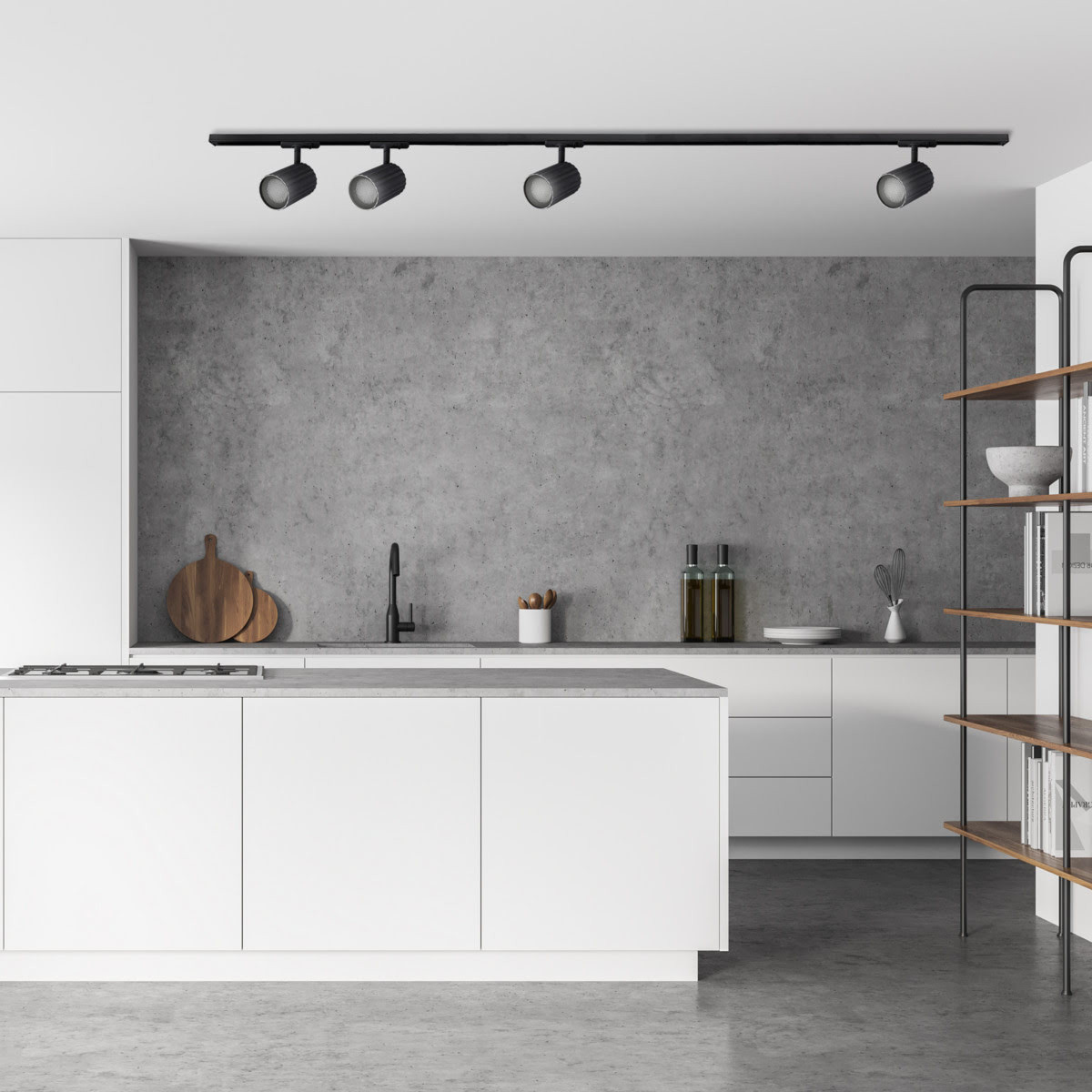 Zestaw oświetlenia szynowego Tokio SET 1F czarny 4xGU10 - obrazek 5