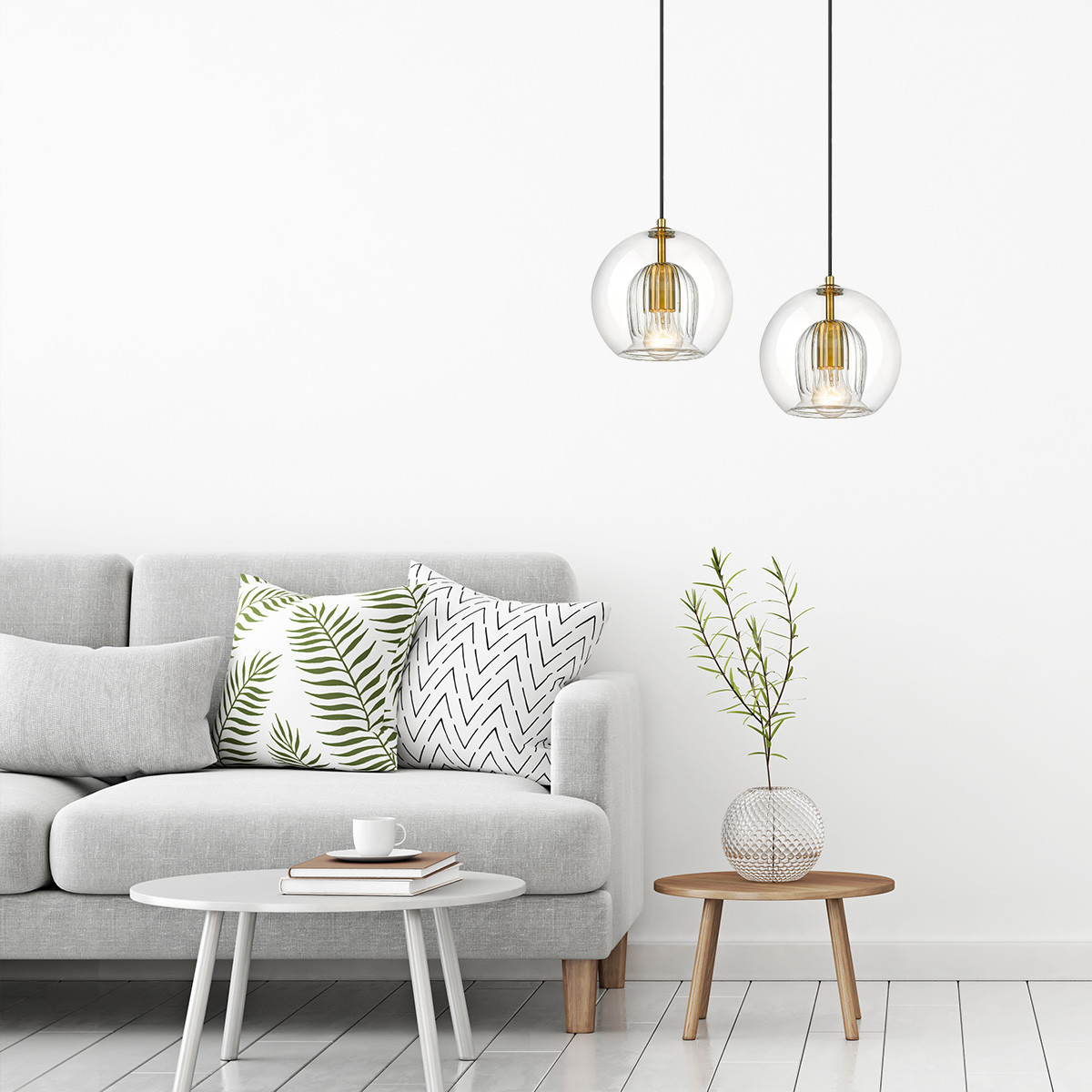 Lampa wisząca Arette złota 1xE27 - obrazek 4