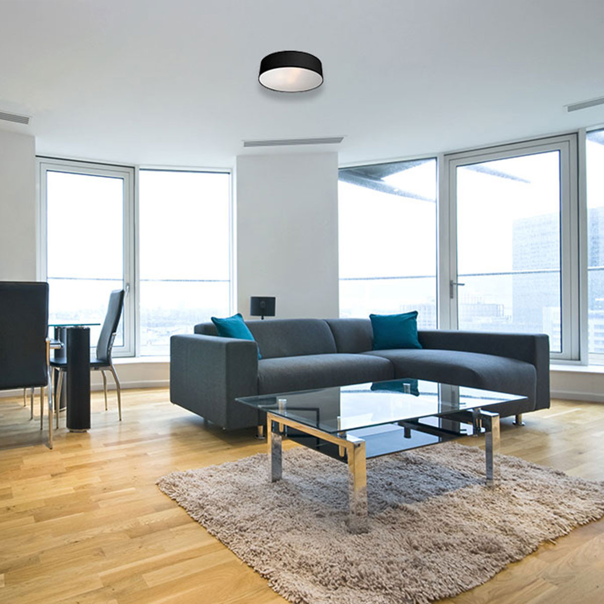 Plafon Alto czarny 3xE14 - obrazek 3