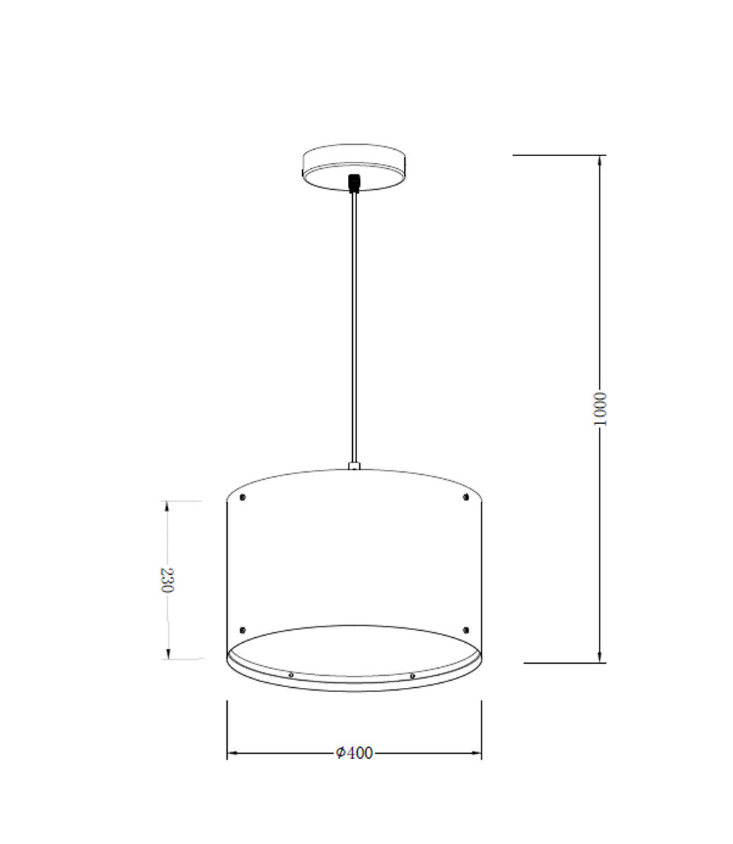 Lampa wisząca Graffiti wielokolorowa 1xE27 - obrazek 6