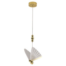 Lampa wisząca Mariposa 1 złota LED CCT