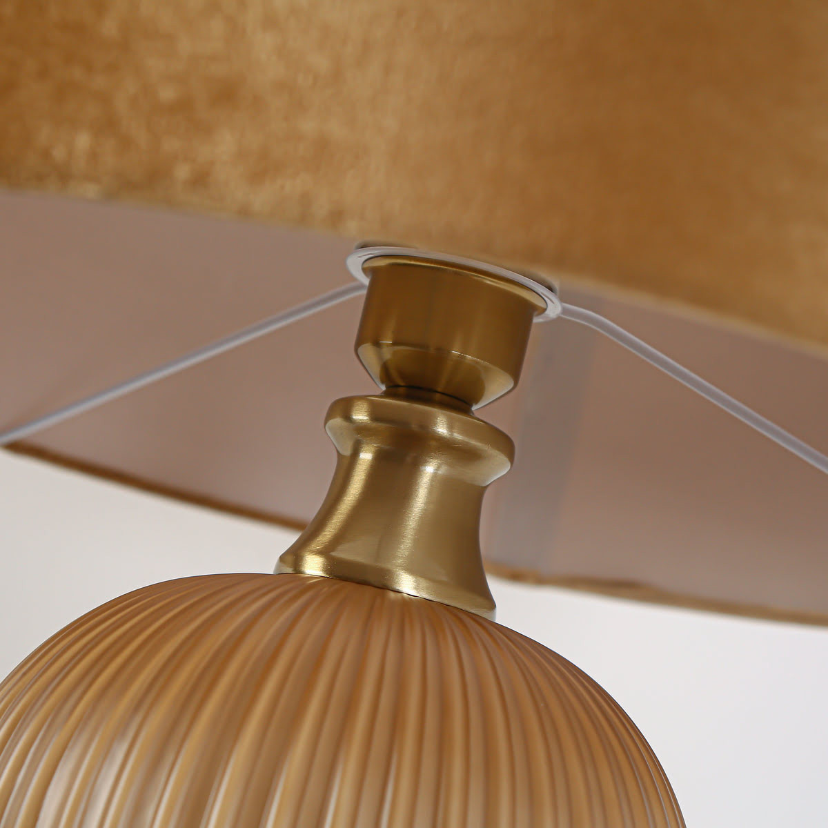Lampa stołowa Tamiza 65 cm złota 1xE27 - obrazek 9
