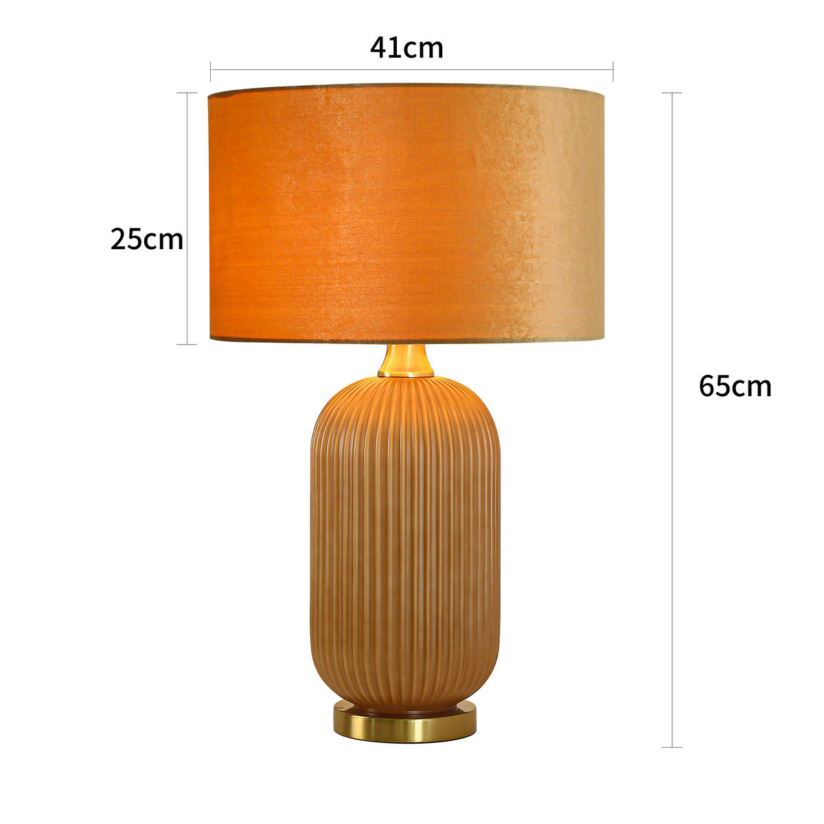 Lampa stołowa Tamiza 65 cm złota 1xE27 - obrazek 15