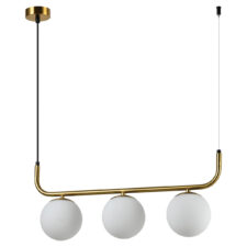 Lampa wisząca Alisa złota 3xE14