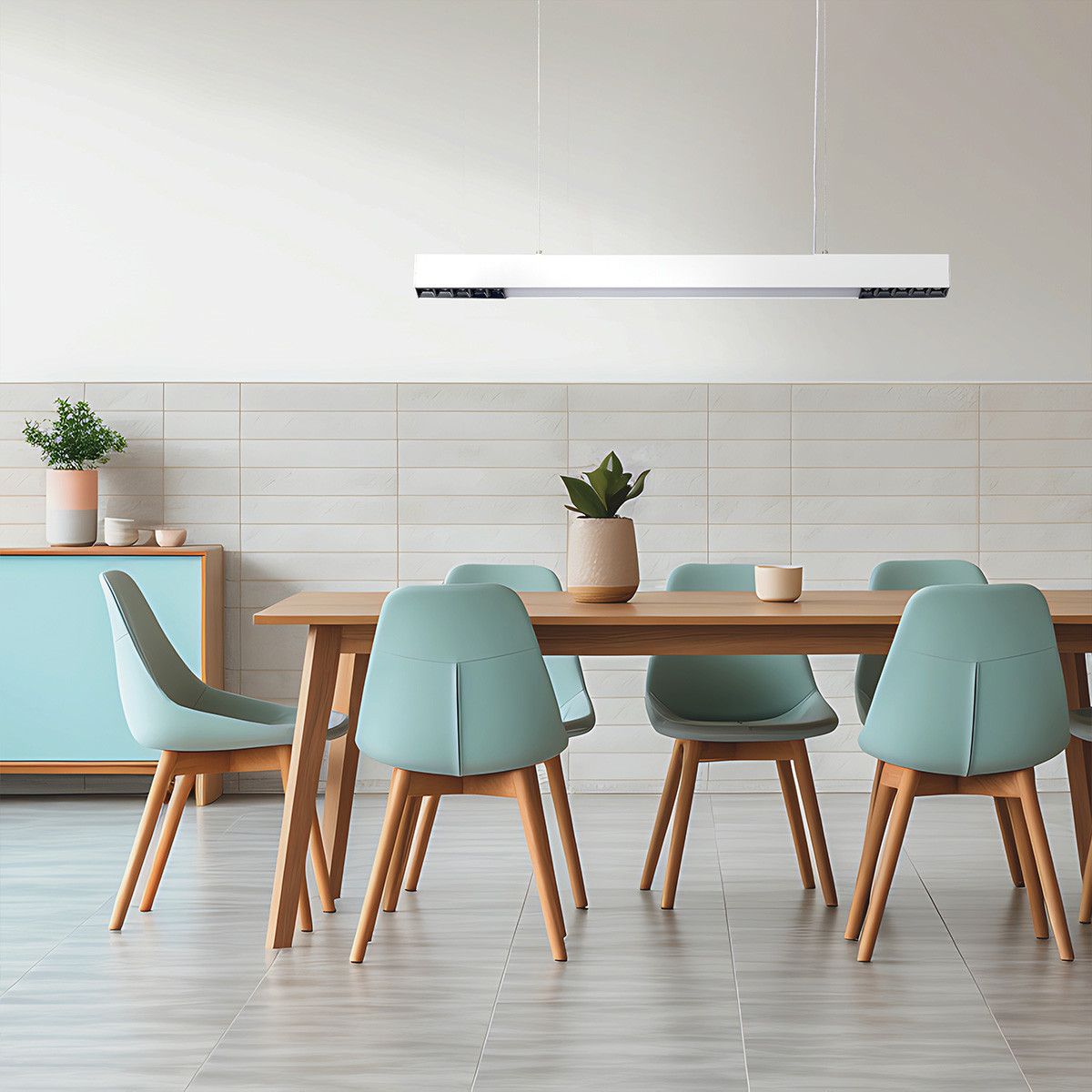 Lampa wisząca Cali M biała Tuya LED CCT - obrazek 3