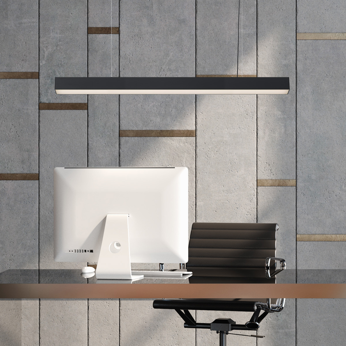 Lampa wisząca Luci L czarna Tuya LED CCT - obrazek 4