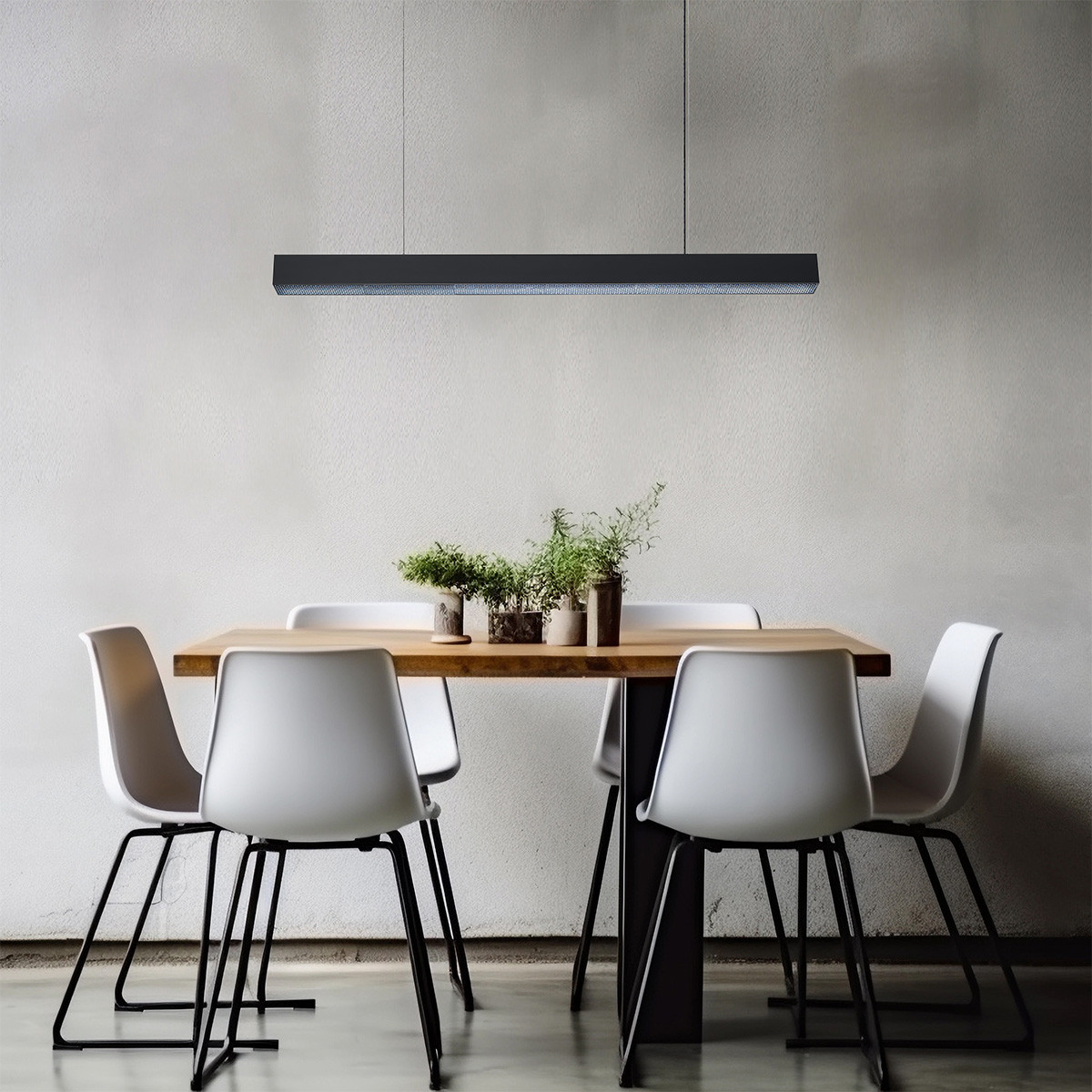 Lampa wisząca Mira L czarna Tuya LED CCT - obrazek 3