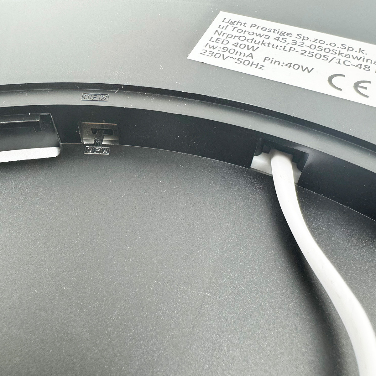 Plafon California 30 cm czarny LED CCT - obrazek 10