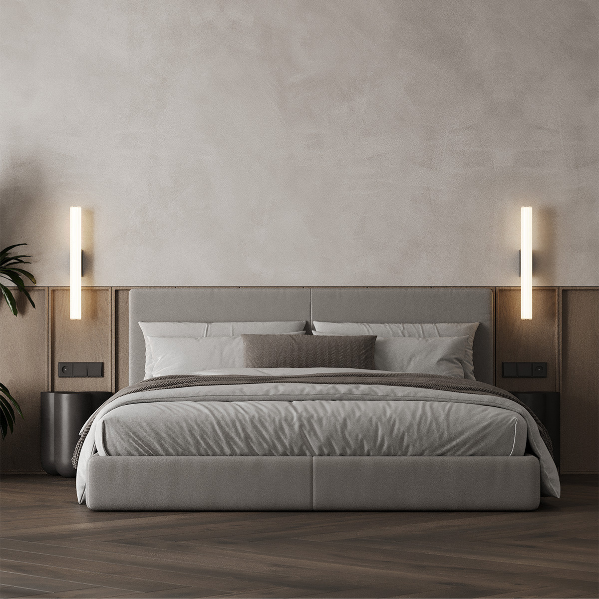 Kinkiet Linea 61 cm złoty LED CCT - obrazek 5