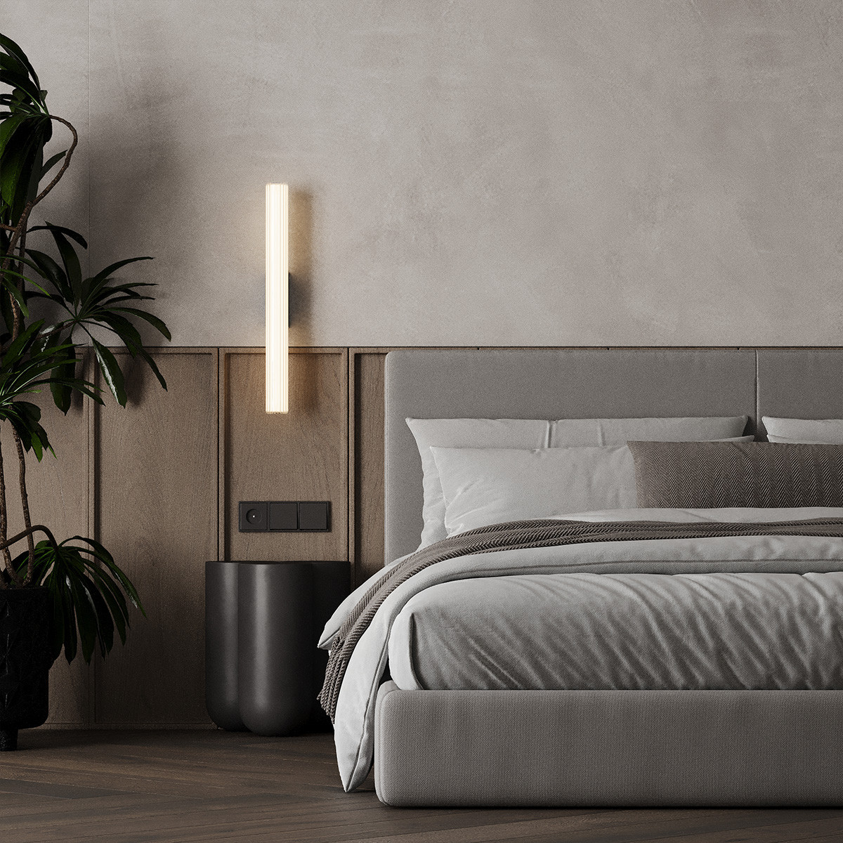 Kinkiet Linea 61 cm złoty LED CCT - obrazek 6