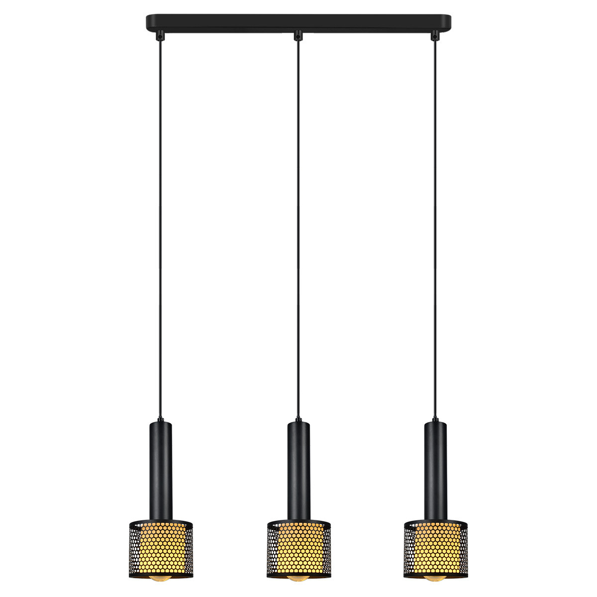 Lampa wisząca Amo czarna 3xE27 - obrazek 5