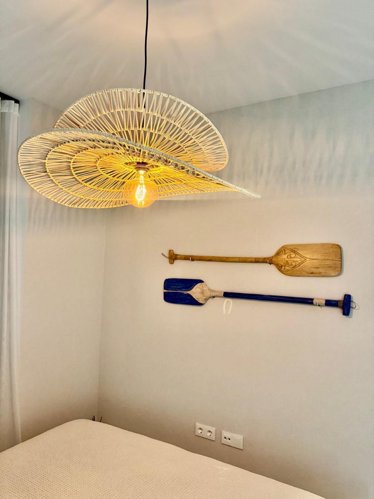 Rattanowa lampa wisząca Raya naturalna 1xE27 - obrazek 11