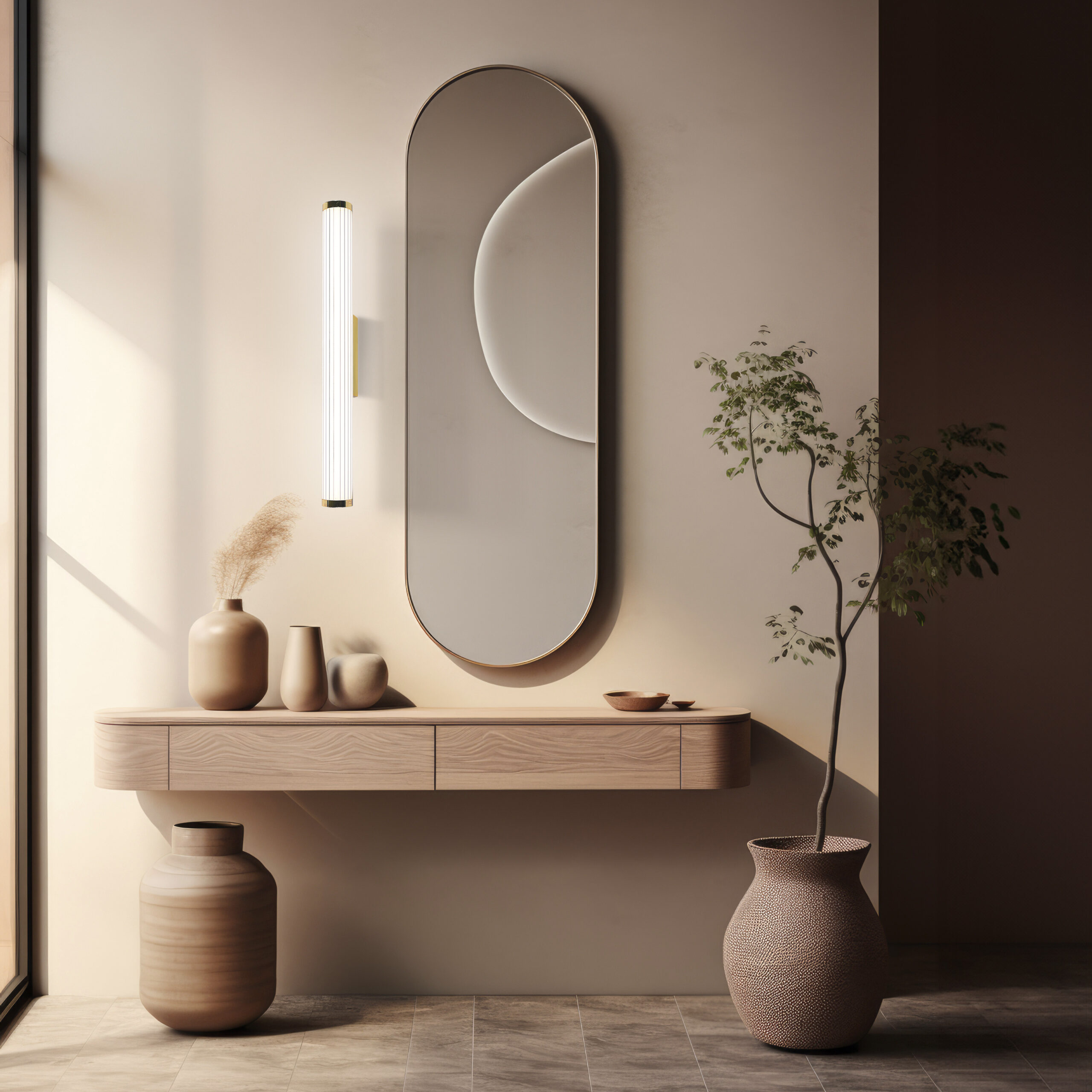 Kinkiet Vena 45 cm złoty LED CCT - obrazek 3