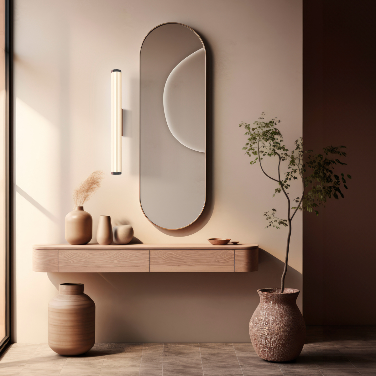 Kinkiet Vena 45 cm coffe LED CCT - obrazek 3