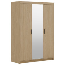 Szafa z lustrem ELENI 3D dąb olejowany