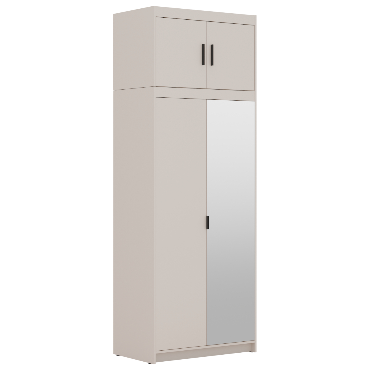 Szafa z lustrem ELENI 2D1L beż piaskowy - obrazek 3