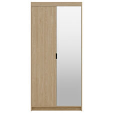 Szafa z lustrem ELENI 2D1L dąb olejowany