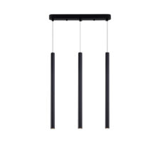 Lampa wisząca Lungo 3 linia czarna 3xG9