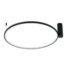 Plafon Ring L czarny LED CCT