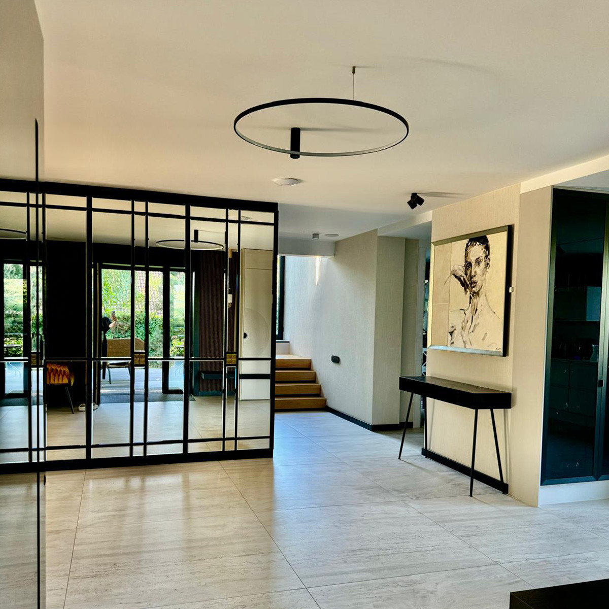 Plafon Ring L czarny LED CCT - obrazek 6