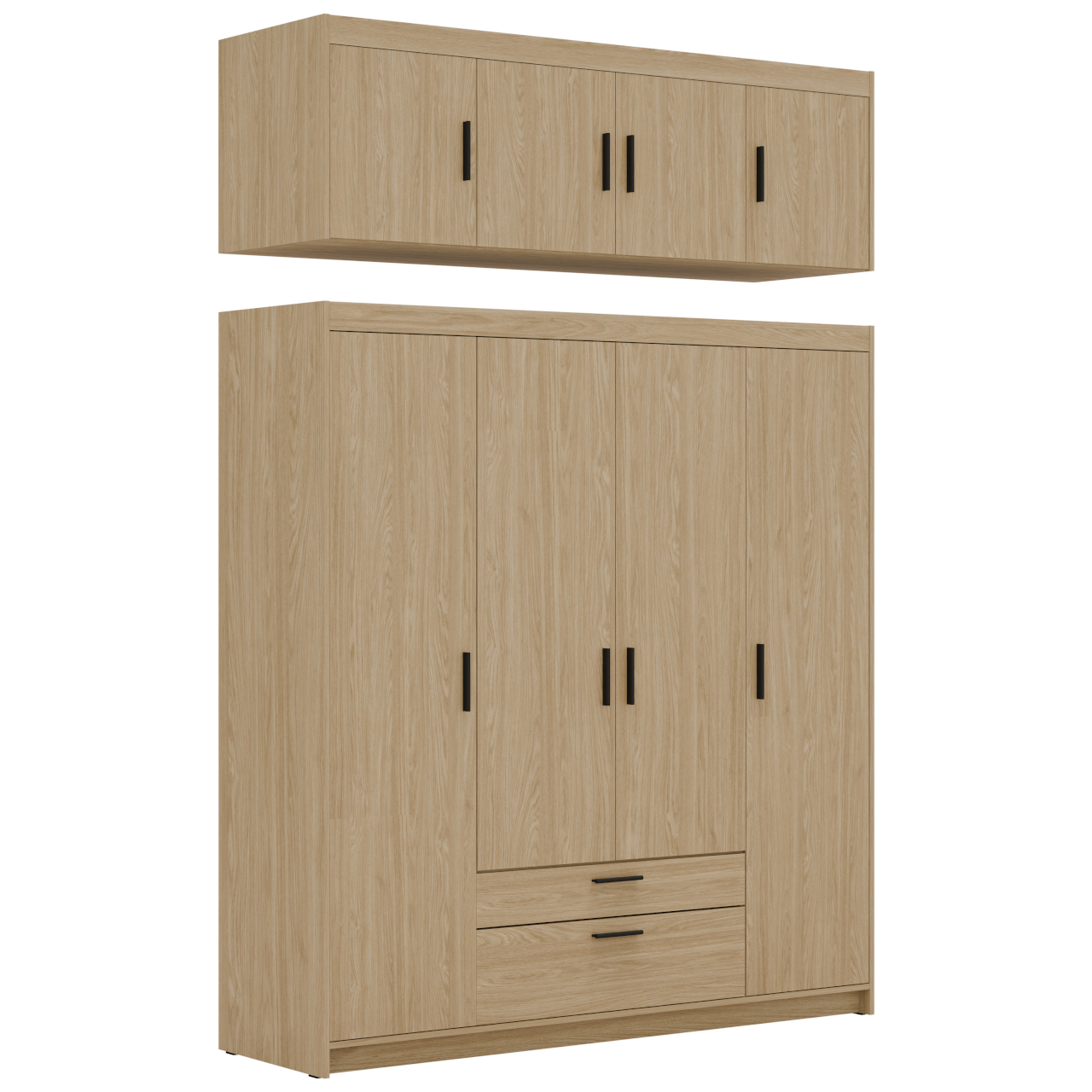 Szafa ELENI 4D2S dąb olejowany - obrazek 3