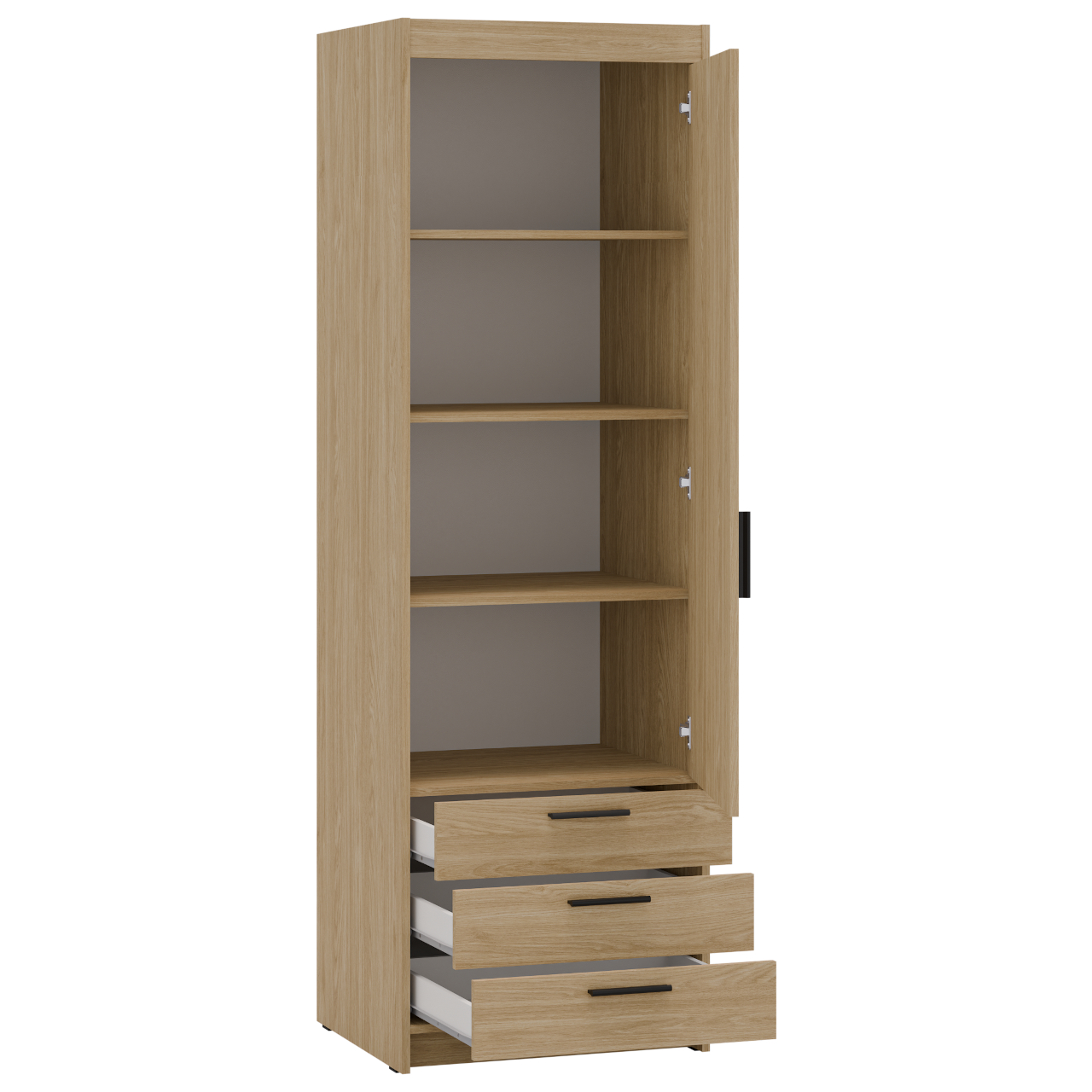 Szafa ELENI 1D3S dąb olejowany - obrazek 4