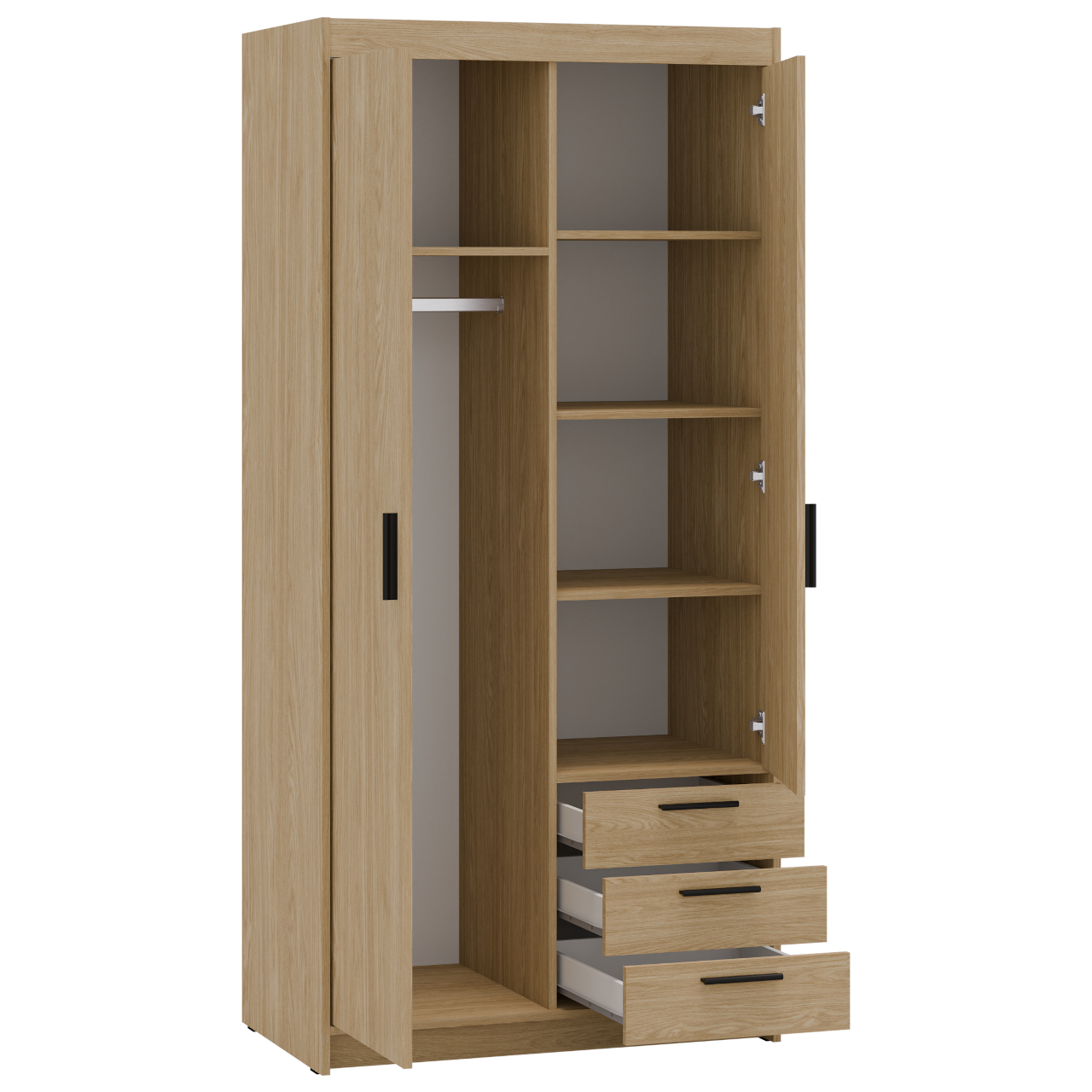 Szafa ELENI 2D3S dąb olejowany - obrazek 4