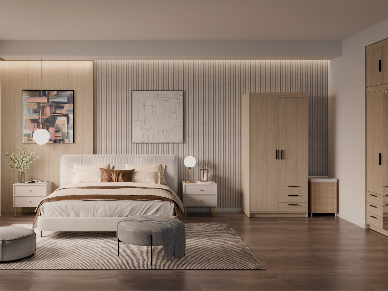 Szafa ELENI 2D3S dąb olejowany - obrazek 7