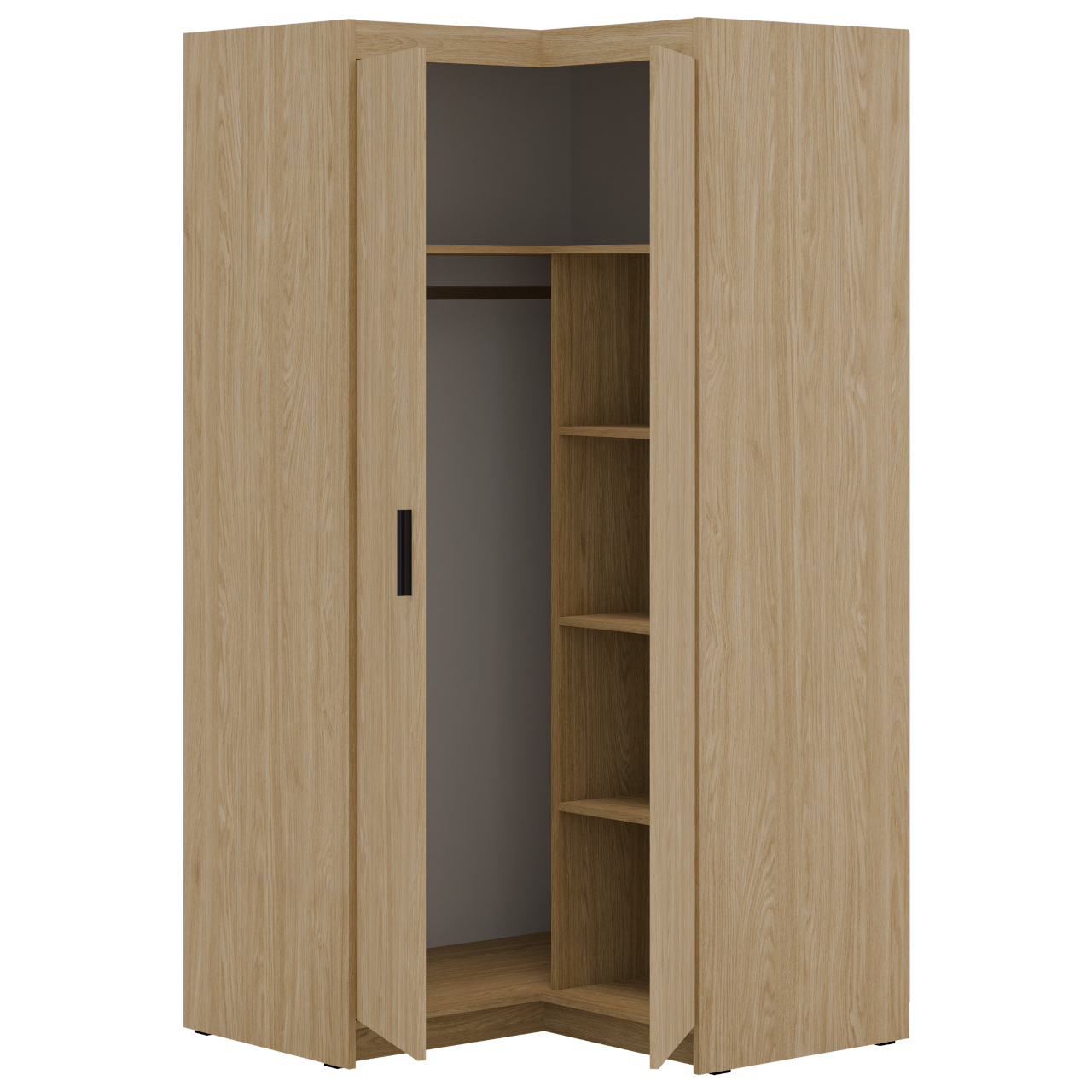 Szafa narożna ELENI 2D dąb olejowany - obrazek 4