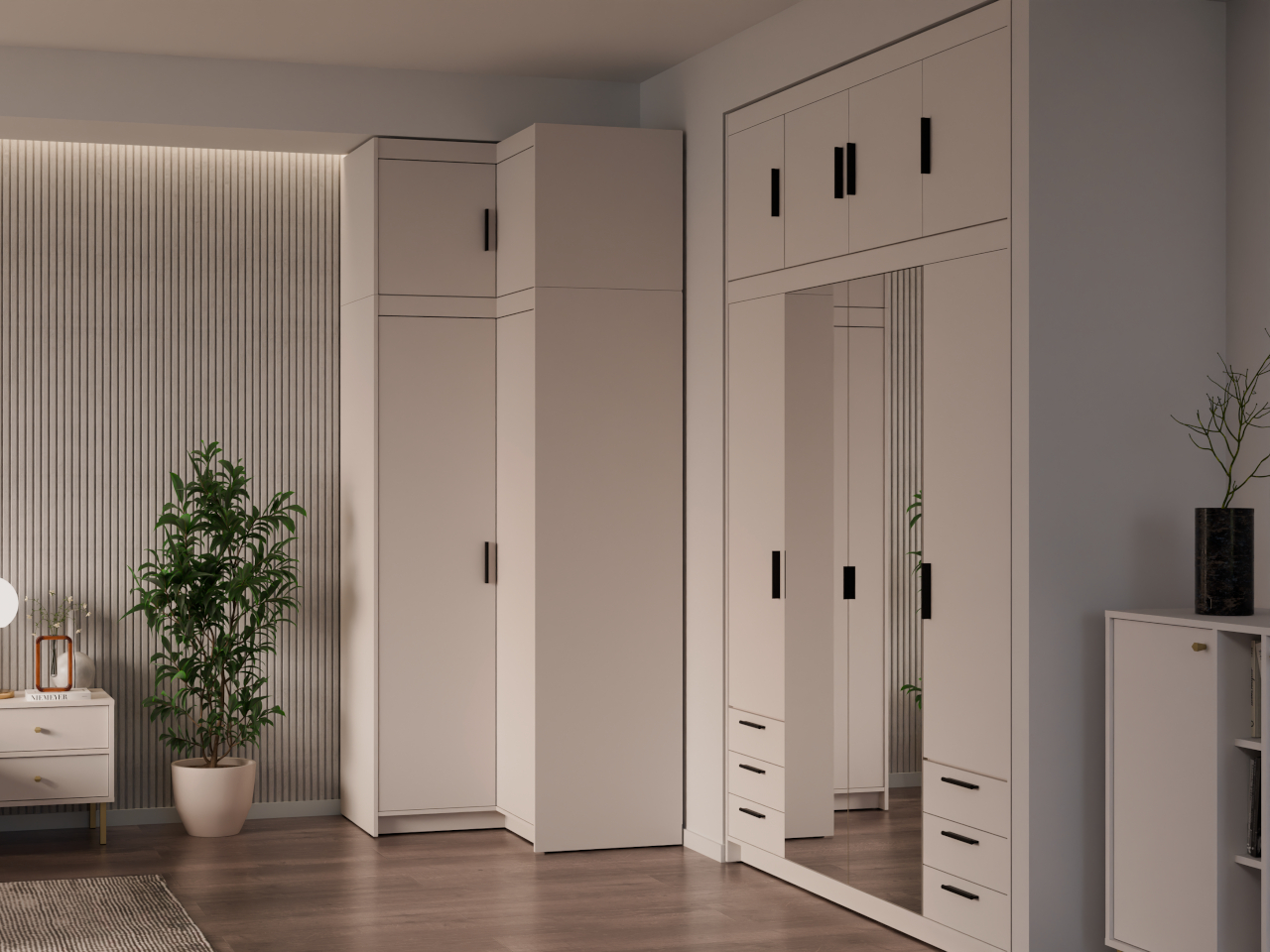 Nadstawka do szafy narożnej ELENI 2D beż piaskowy - obrazek 7