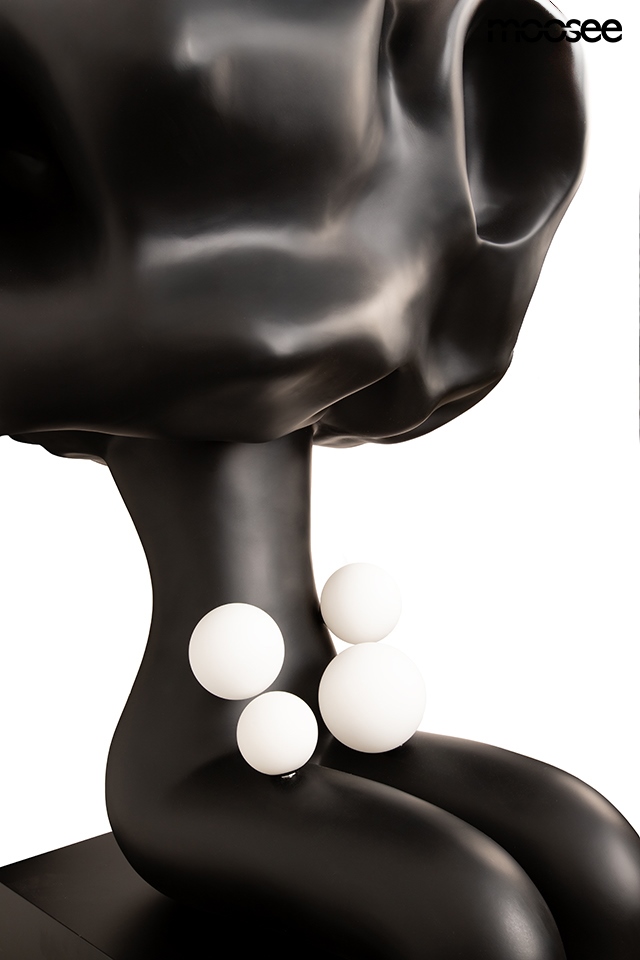 MOOSEE lampa podłogowa HUMAN IN THE CLOUDS czarna - obrazek 3