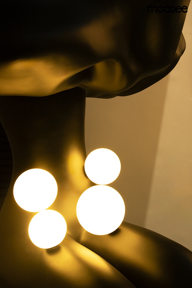 MOOSEE lampa podłogowa HUMAN IN THE CLOUDS czarna - obrazek 6