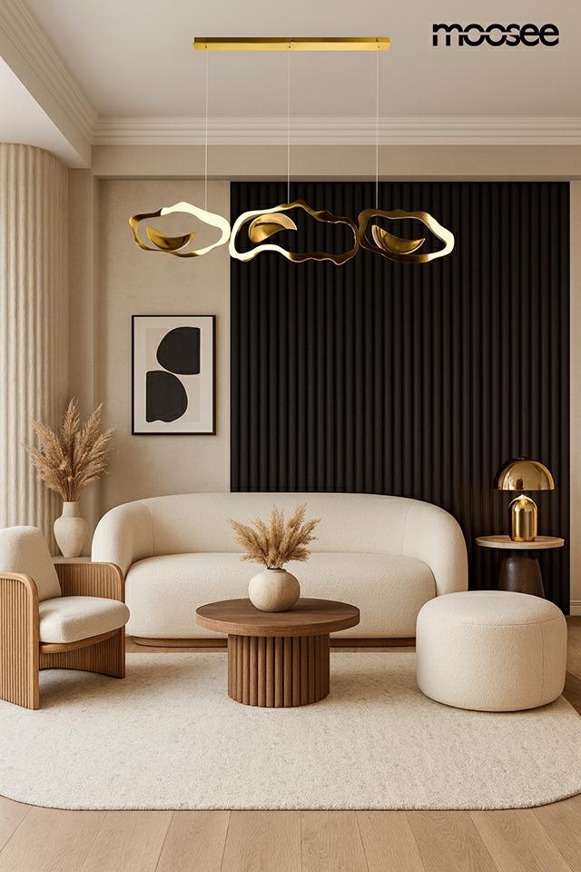 MOOSEE lampa wisząca CHAIN złota - obrazek 9