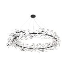 Lampa wisząca BOTANIKA czarno biała 80 cm