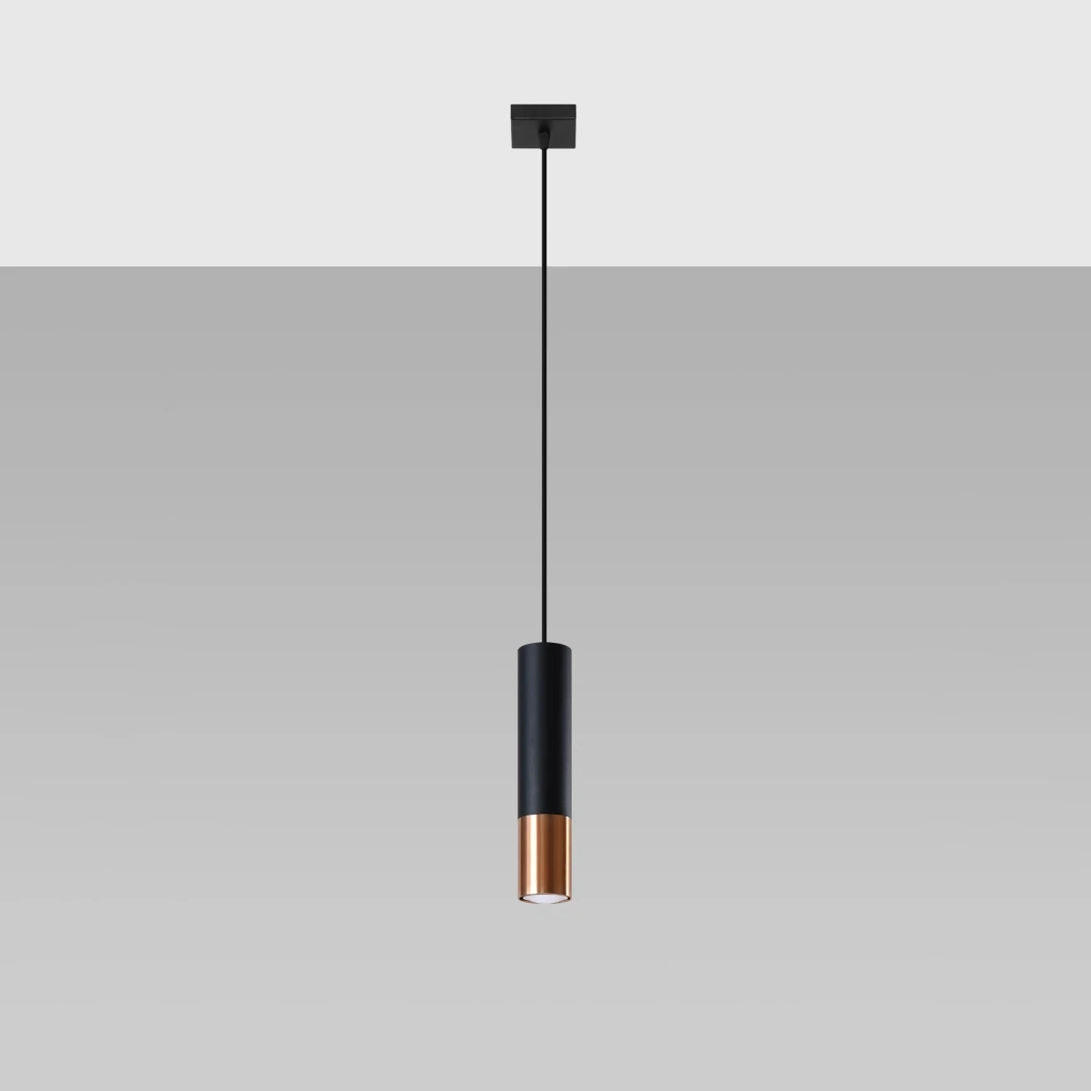 Lampa wisząca LOOPEZ 1 czarny/miedź - obrazek 6