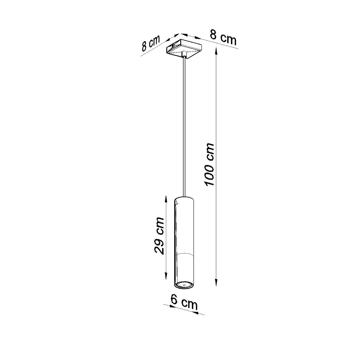 Lampa wisząca LOOPEZ 1 czarny/miedź - obrazek 8