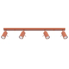 Plafon RING 4L ochra czerwona